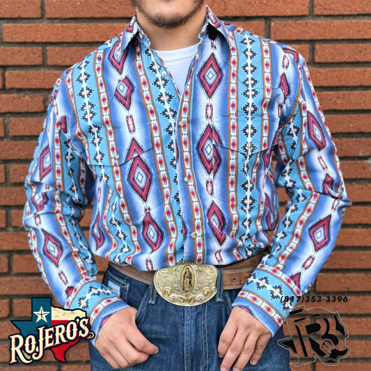 “ Bandera “ | MEN WESTERN SOUTH WESTERN DESIGN LONG SLEEVE SHIRT  112316688