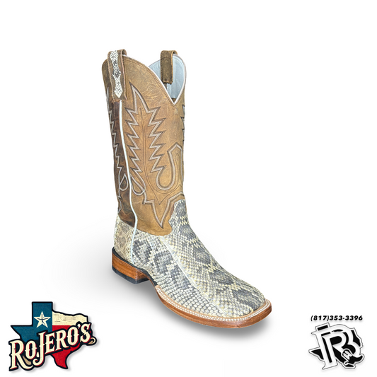 “ Steven “ | ORIGINAL RATTLESNAKE MEN SQUARE TOE WESTERN BOOTS  style# 4542