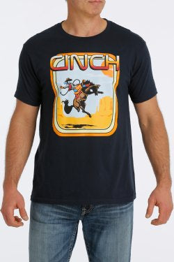 Men's Cinch Navy T-Shirt (MTT1690495)