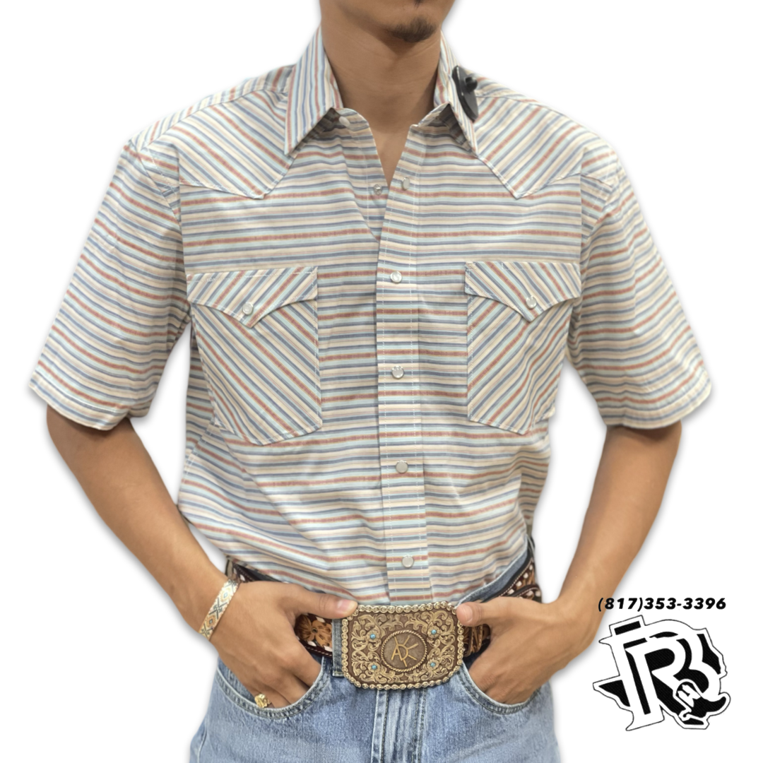 MENS ROCK & ROLL SHORT SLEEVE MULTI COLOR SHIRT | RMN3S03174