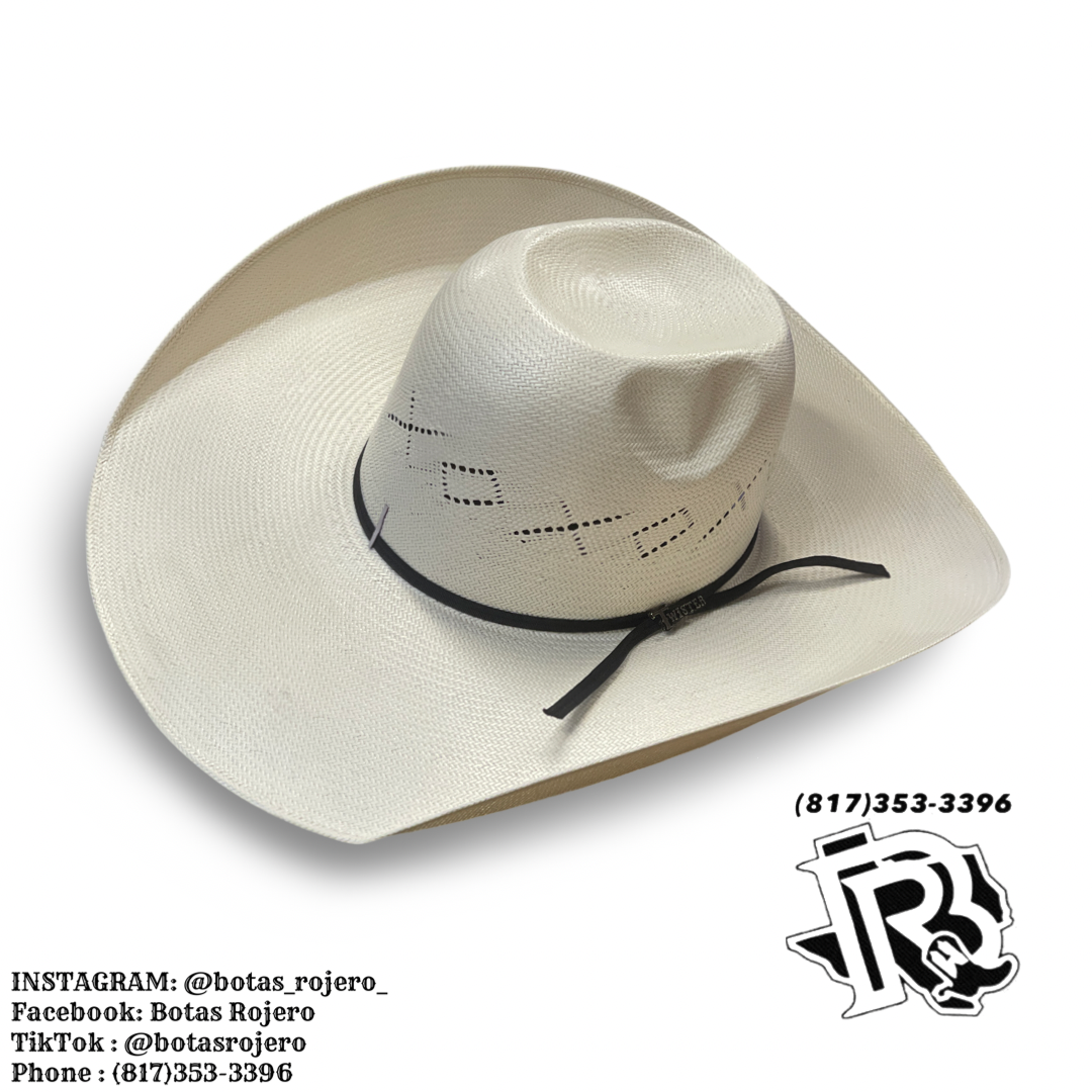 “ Walter “ | Twister 10X STRAW HAT Shantung Hat 5 INCH BRIM
