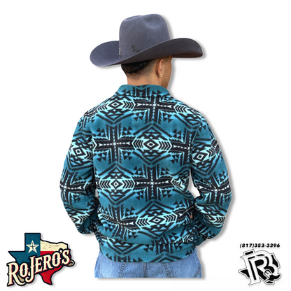 POWDER RIVER OUTFITTERS MEN'S AZTEC FLOUNCE JACKET | DM92C04077