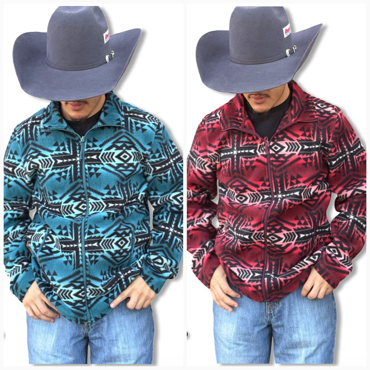 POWDER RIVER OUTFITTERS MEN'S AZTEC FLOUNCE JACKET | DM92C04077