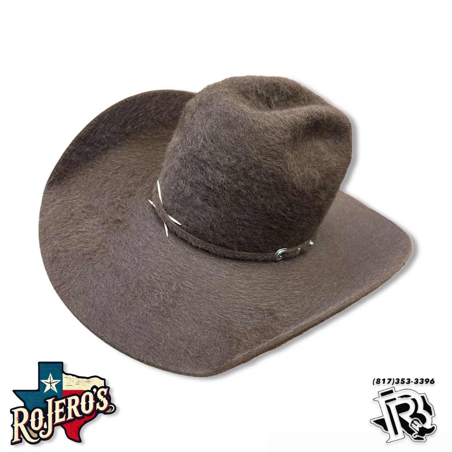 10X GRIZZLY CHOCOLATE  | RODEO KING FELT COWBOY HAT