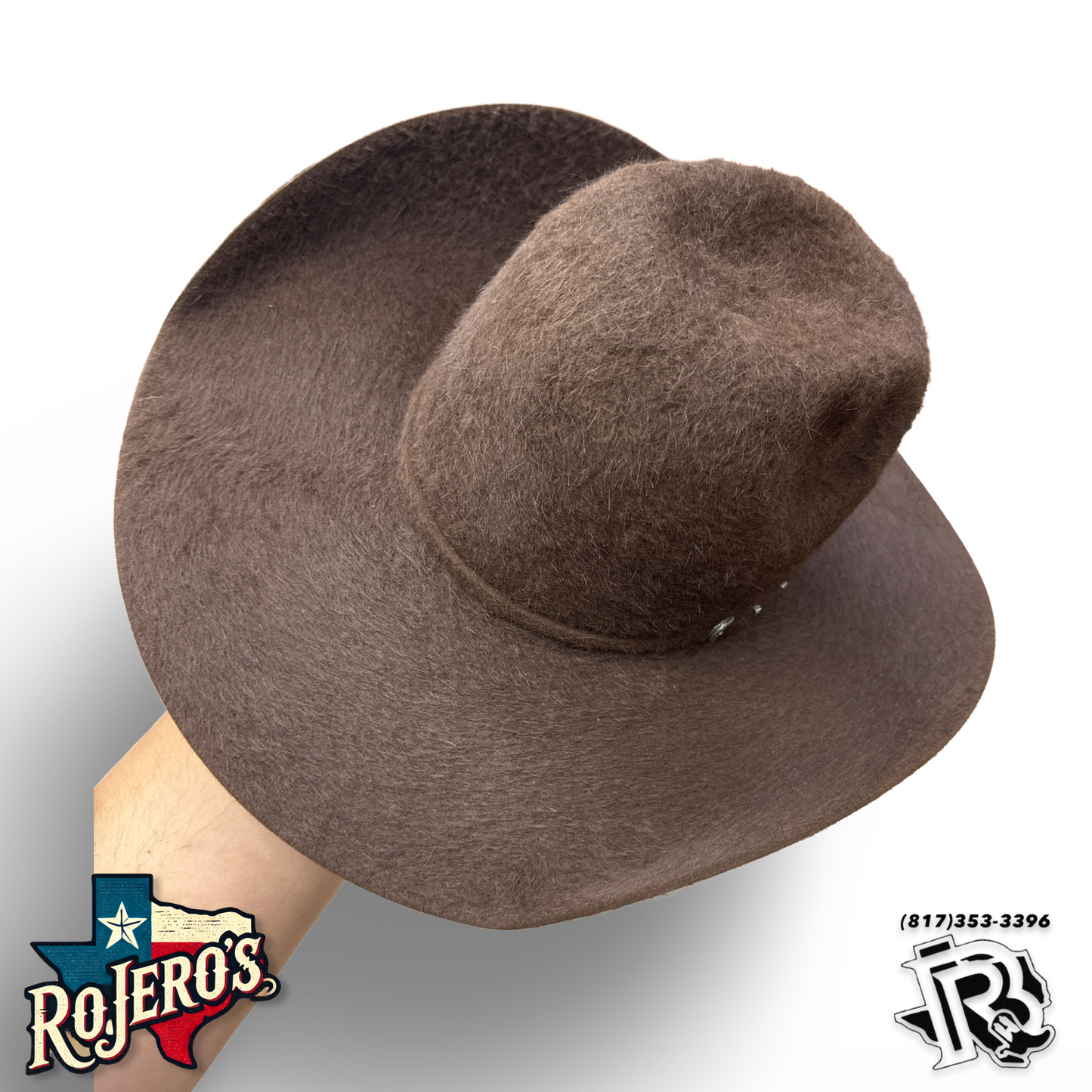 10X GRIZZLY CHOCOLATE  | RODEO KING FELT COWBOY HAT