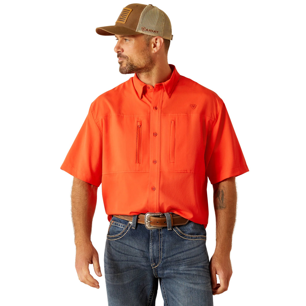 Mens Ariat Venttek short sleeve Grenadine shirt | 10051344