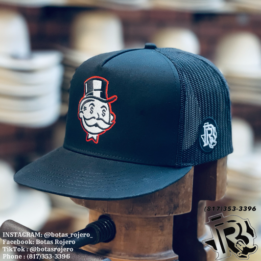 ‘’ MONOPOLY ’’  | BR CAPS BLACK