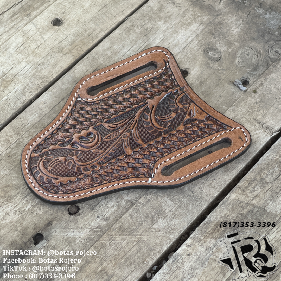 CHRIS TOOLED LEATHER SHEATH