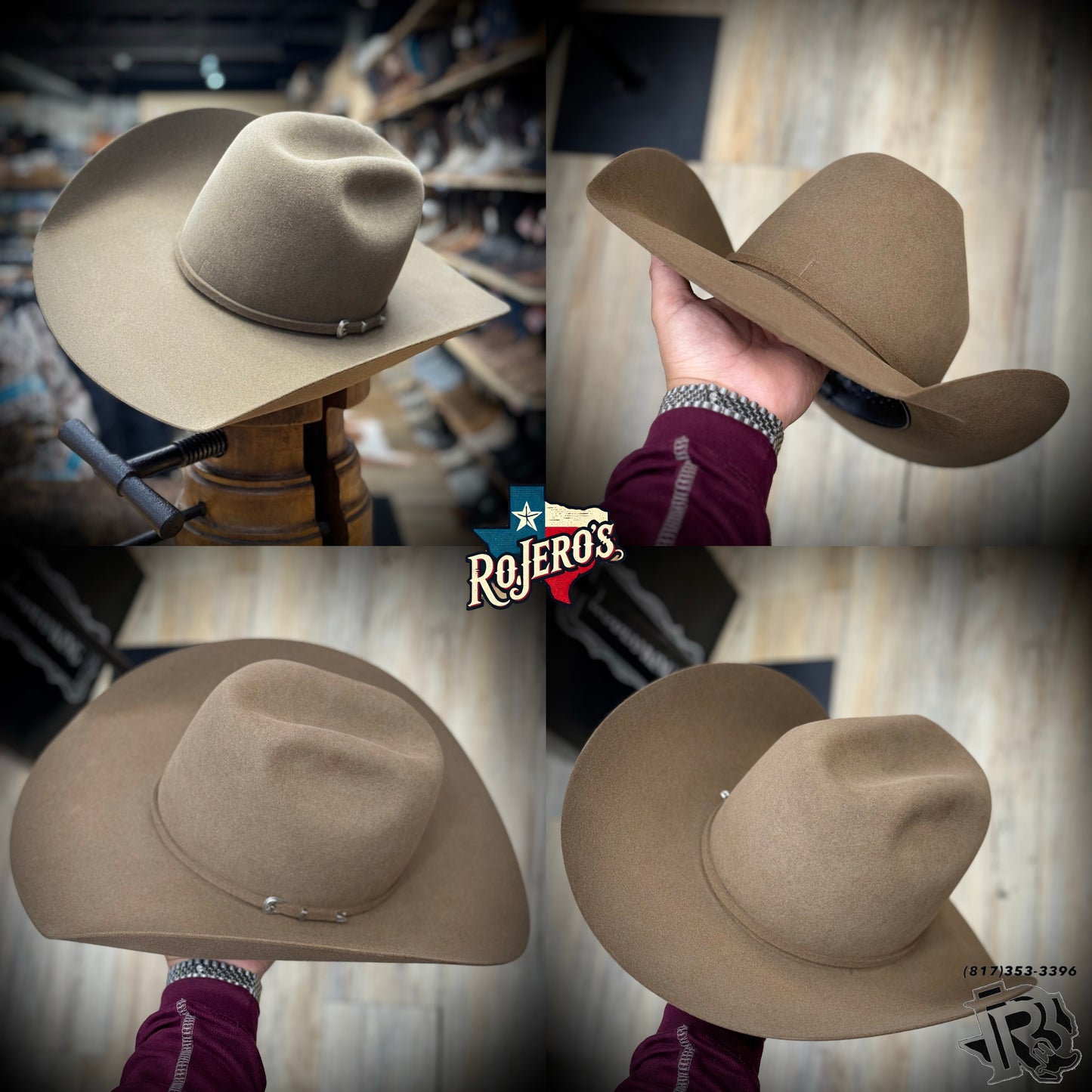 7X PECAN | RODEO KING FELT COWBOY HAT