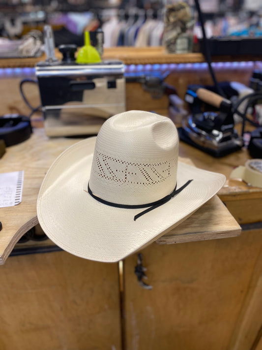 “ CROSS “ | RODEO KING STRAW COWBOY HAT IVORY