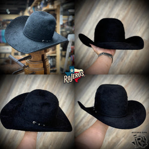 10X GRIZZLY BLACK | RODEO KING FELT COWBOY HAT