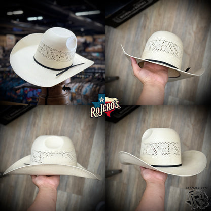 “ CROSS “ | RODEO KING STRAW COWBOY HAT IVORY