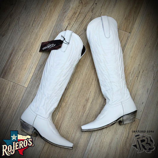 ‘’LILLY’’ WHITE WESTERN BOOTS