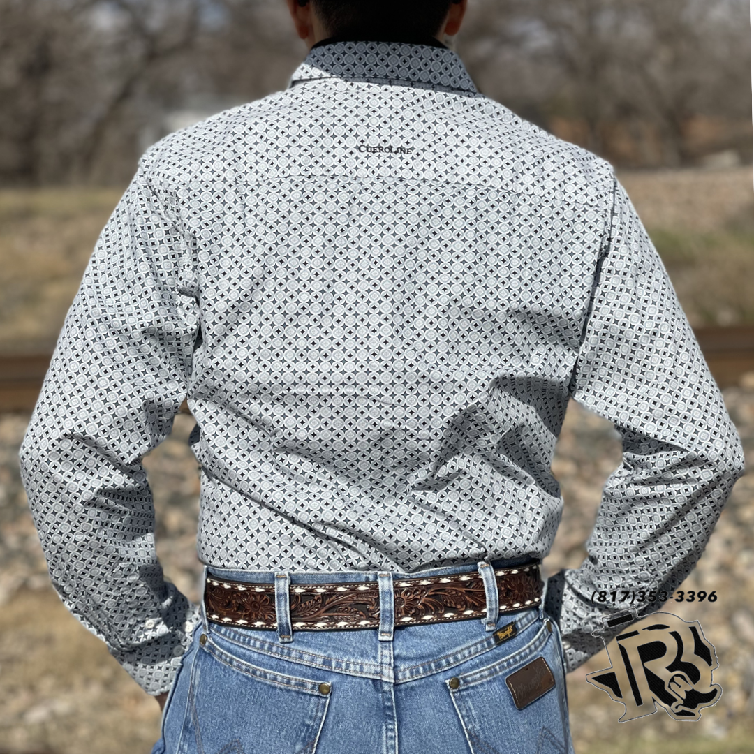 ‘’RICHARD’’| MENS LIGHT  WESTERN BABY BLUE  SLIM FIT SHIRT