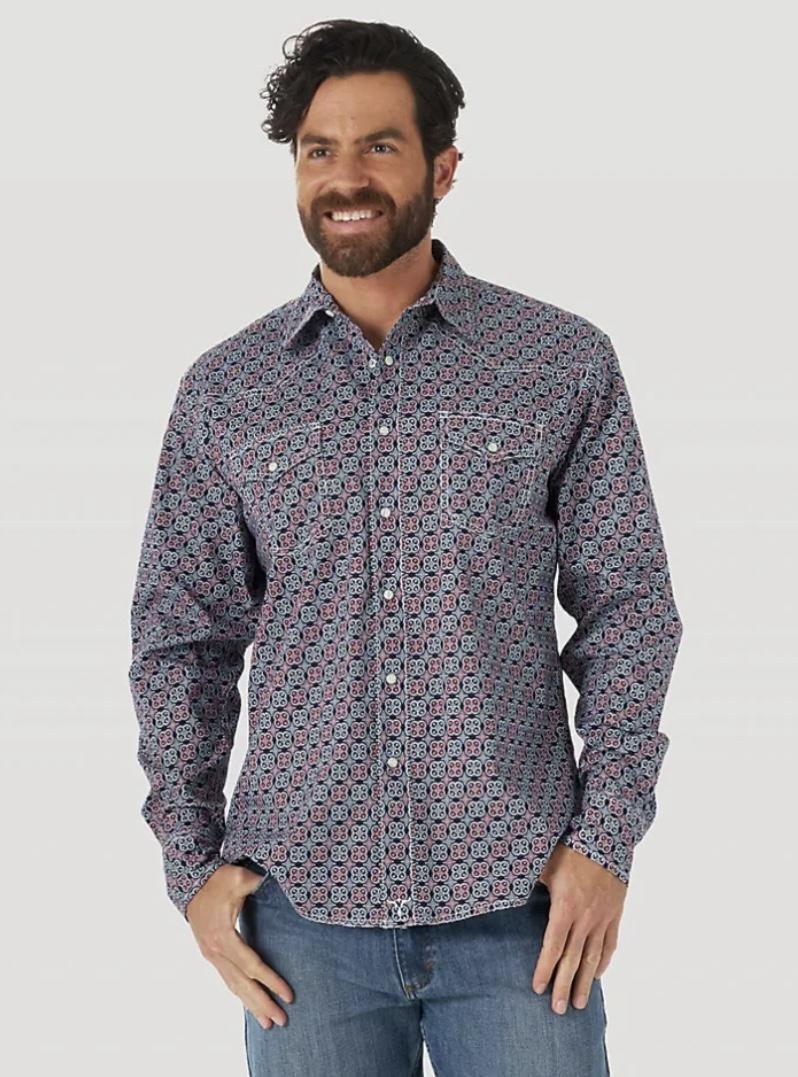 Men's Wrangler Long Sleeve Shirt (MJC340R)