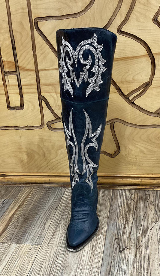 ‘’NICOLE’’ TURQUOISE WESTERN BOOTS