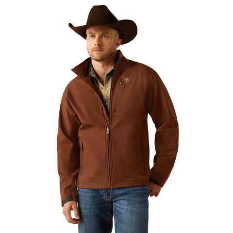 MENS ARIAT LOGO 2.0 SOFTSHELL POTTING SOIL JACKET | 10058156