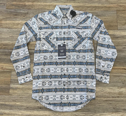 MENS PANHANDLE TEAL LONG SLEEVE SHIRT | RMN2S04608