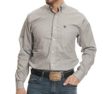 Ariat Men's Eileen Stone Grey with Geo Print fitted  Shirt| 10046553