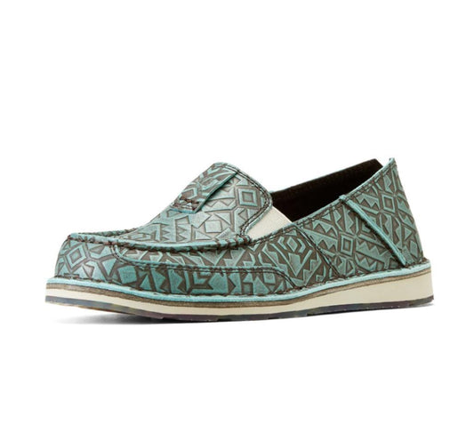 Ariat Women's Cruiser Shoe - Turquoise Blanket Emboss | 10046921