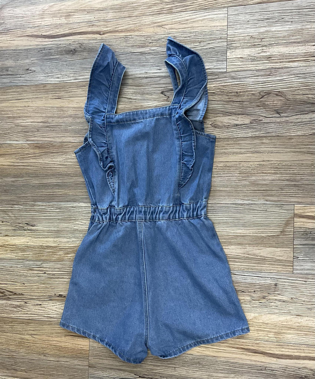 NIKI DENIM ROMPER