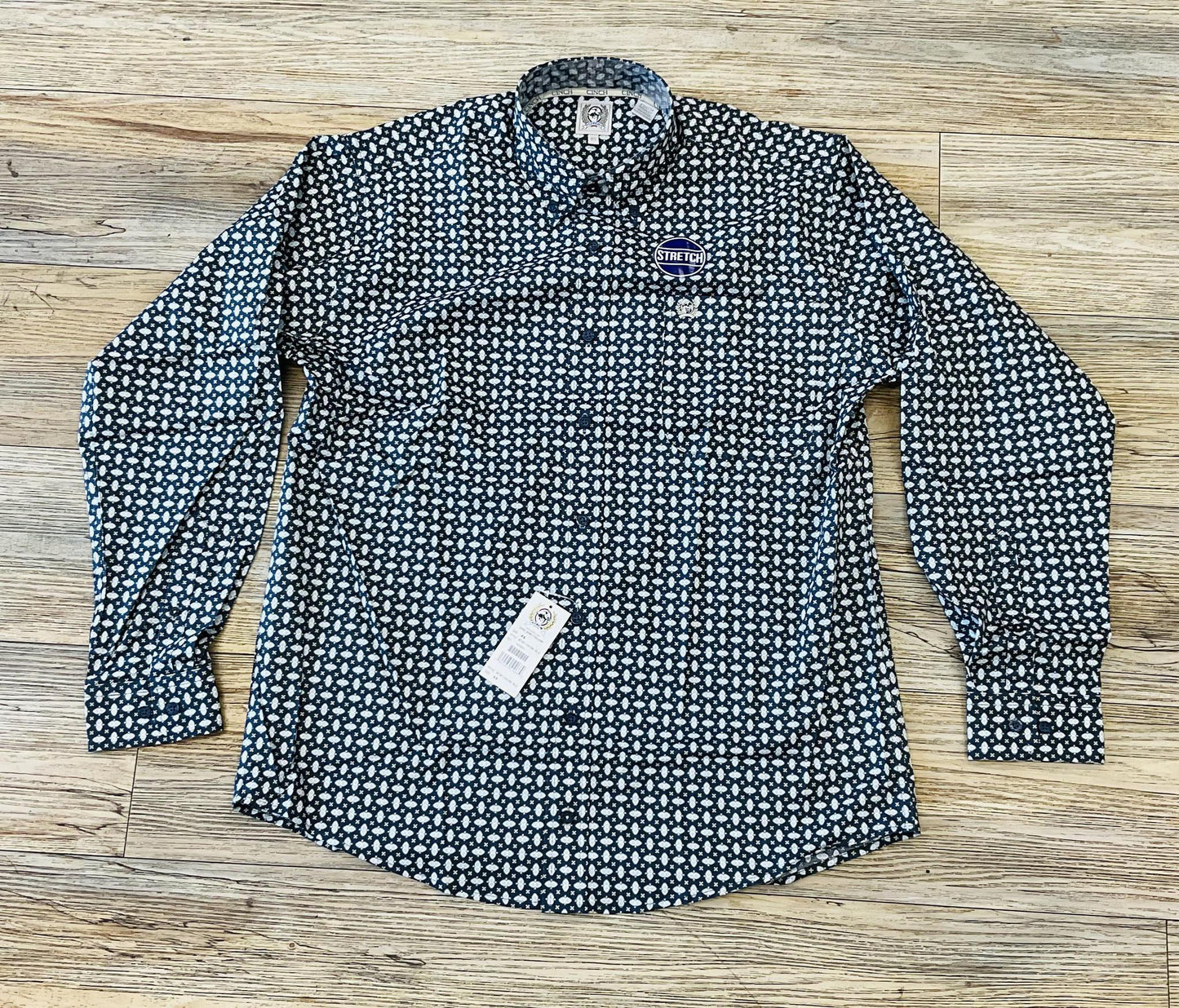 MENS CINCH BLUE LONG SLEEVE SHIRT | MTW1105788