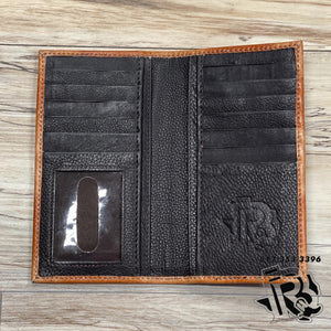 “ JOSEPH “ | MEN BI FOLD RODEO  WESTERN TOOLED LEATHER WALLET BEADED