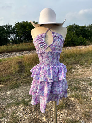 ESTHER LILAC DRESS