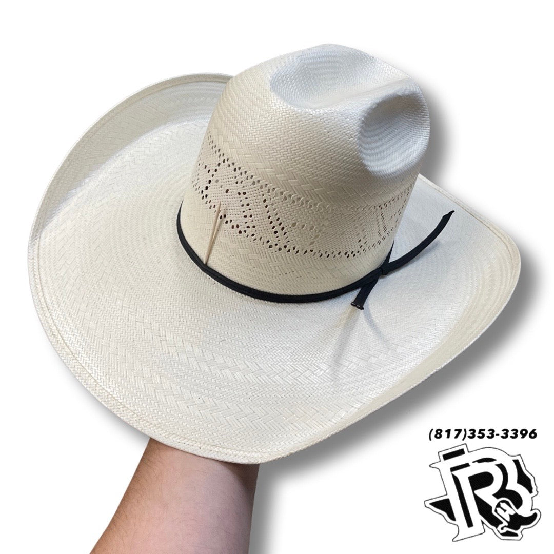 “ CROSS “ | RODEO KING STRAW COWBOY HAT IVORY