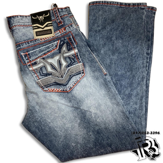 “ Ralph “ | BOOT CUT MEN JEANS STONE WASH