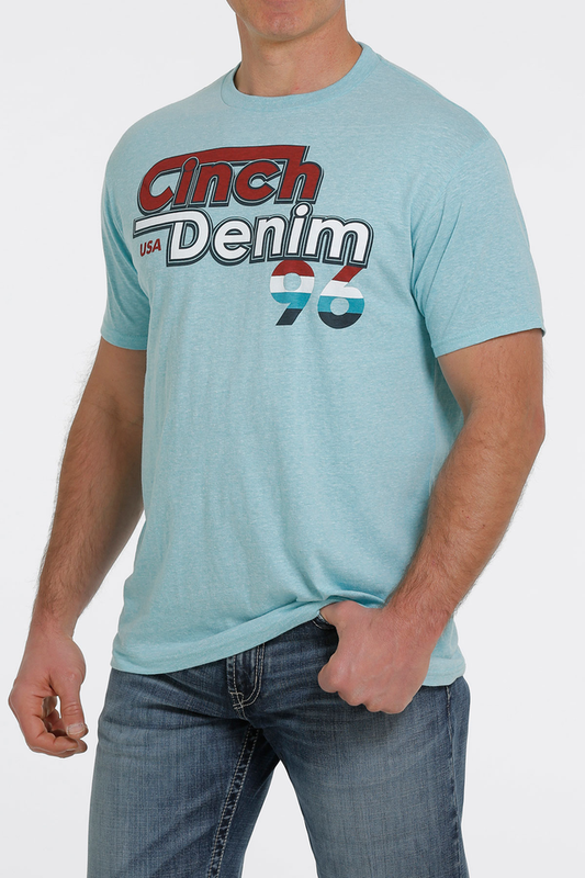 MEN’S TEE SHIRT CINCH TURQUOISE |MTT1690476