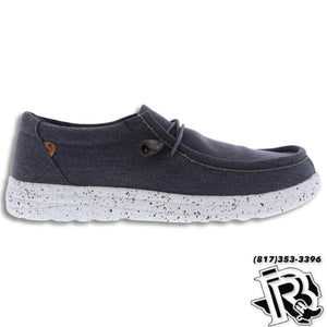 “ PAULIE  “ | CHARCOAL KIDS CASUAL CANVAS SHOE