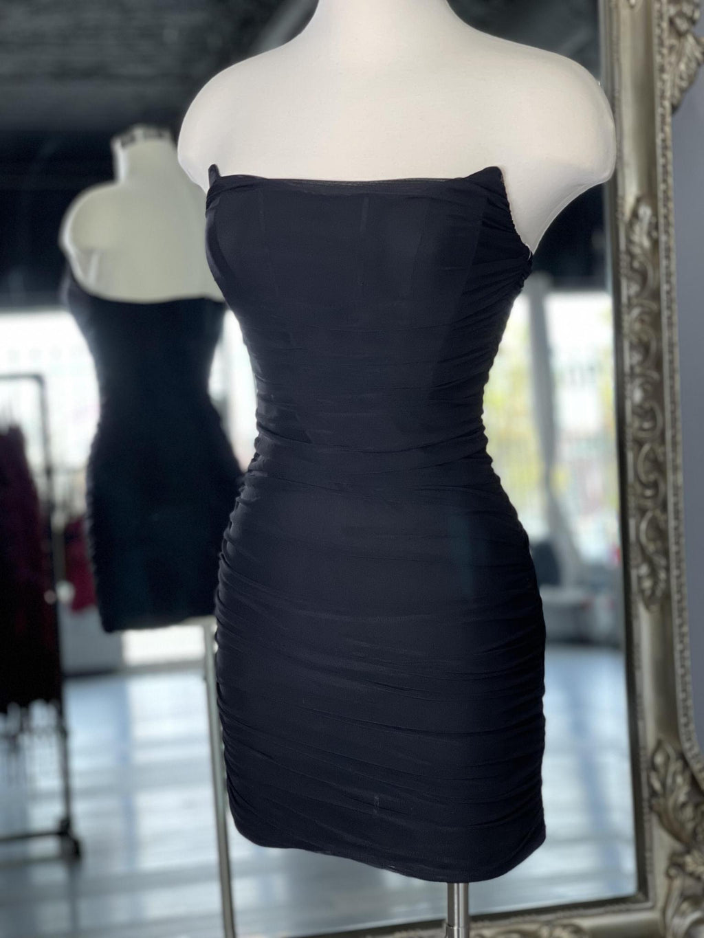 BLACK NIGHT DRESS