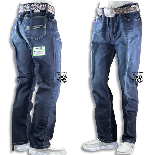 STRAIGHT LEG | CINCH MEN  JEANS DARK WASH  MB98034007 SILVER LABEL