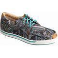 TWSTED X Women’s Hooey Loper Grey/Multi WHYC003