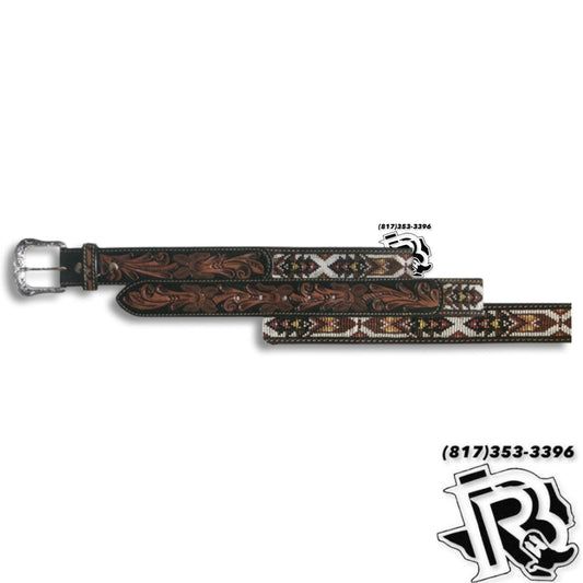 “ FABIAN “ | MEN SOUTHERN WESTERN BEADED COWBOY BELT KH-3019