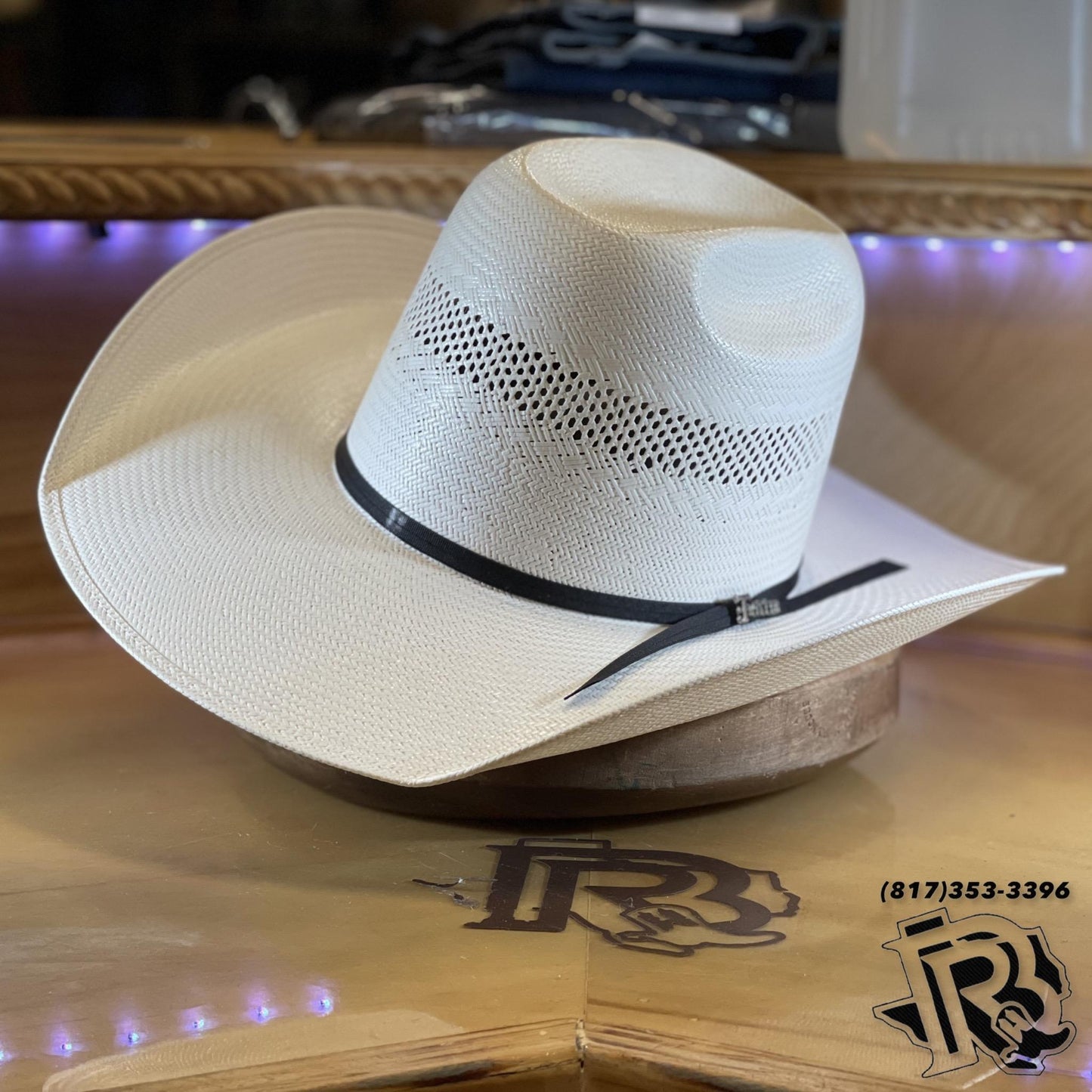 “ Samuel “ | TWISTER 20X COWBOY STRAW HAT IVORY T73140