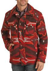 Commander MENS AZTEC WOOL JACKET WINE PANHANDLE PRM092RZZC Botas Rojero