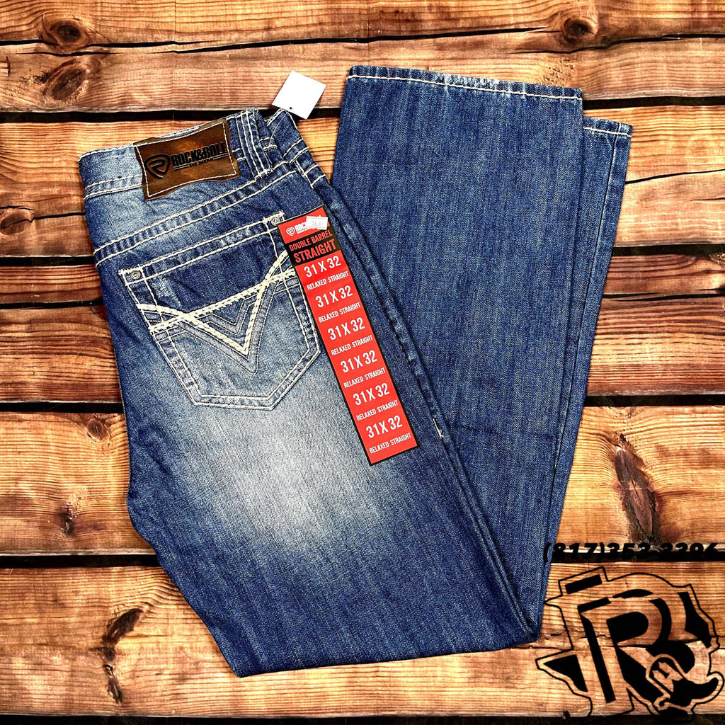 ROCK & ROLL DENIM | BOOTCUT MEN JEANS 19’’ RED LABEL (MOS1612)