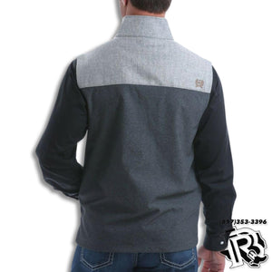 CINCH | MENS BONDED VEST LIGHT GREY/DARK GREY