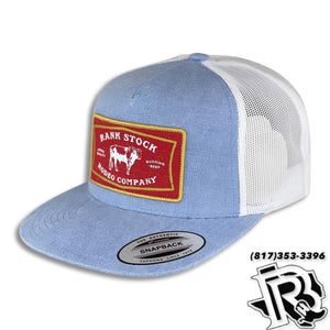 BANK STOCK RODEO COMPANY | MEN CAP LIGHT BLUE / WHITE