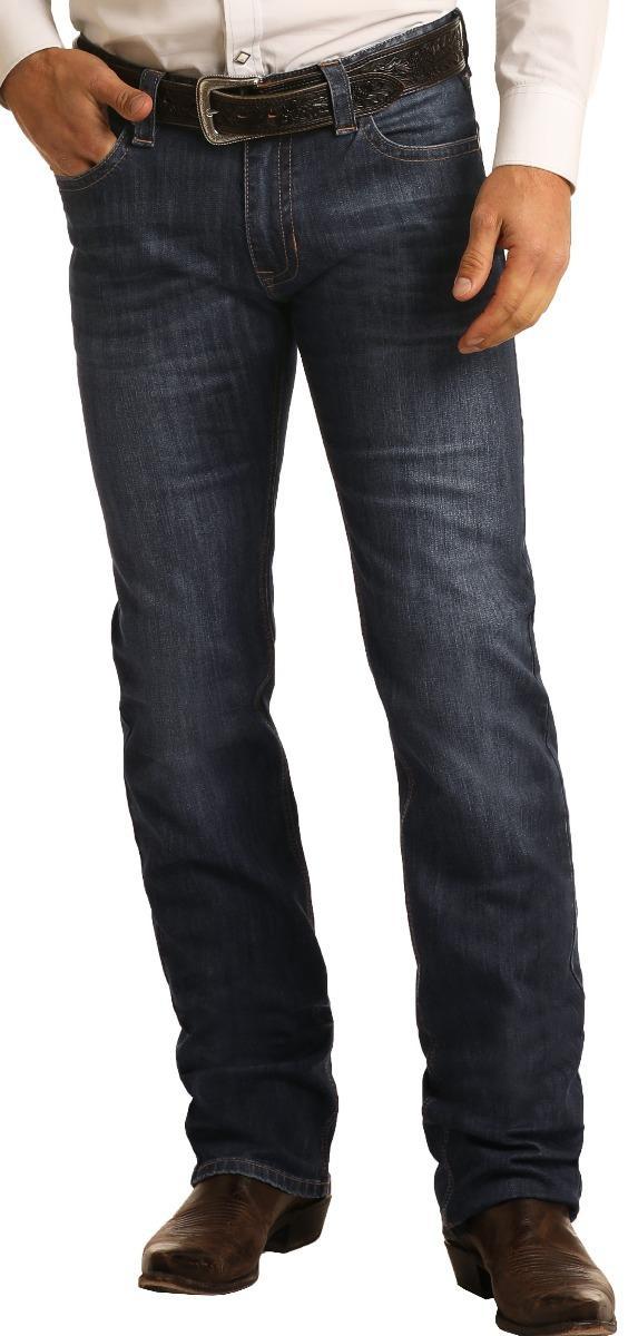 ROCK & ROLL DENIM Slim Fit ReFlex Revolver Straight Leg Jeans M1R62050 BLUE LABEL