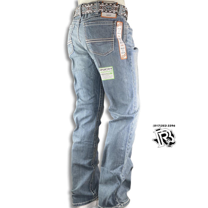 “ Rual “ BOOT CUT | CINCH MENS MEDIUM STONE WASH JEANS MB54336001