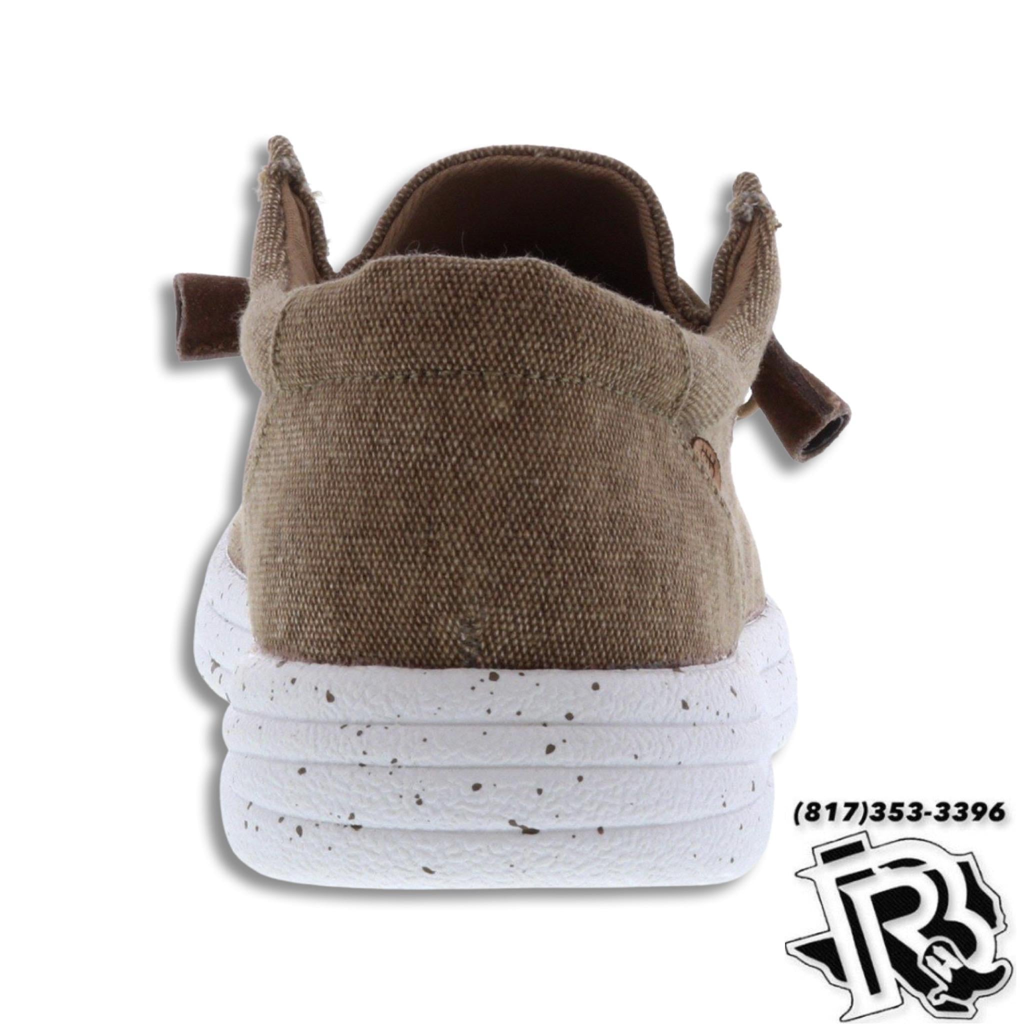 “ PAULIE  “ | KHAKI KIDS CASUAL CANVAS SHOE