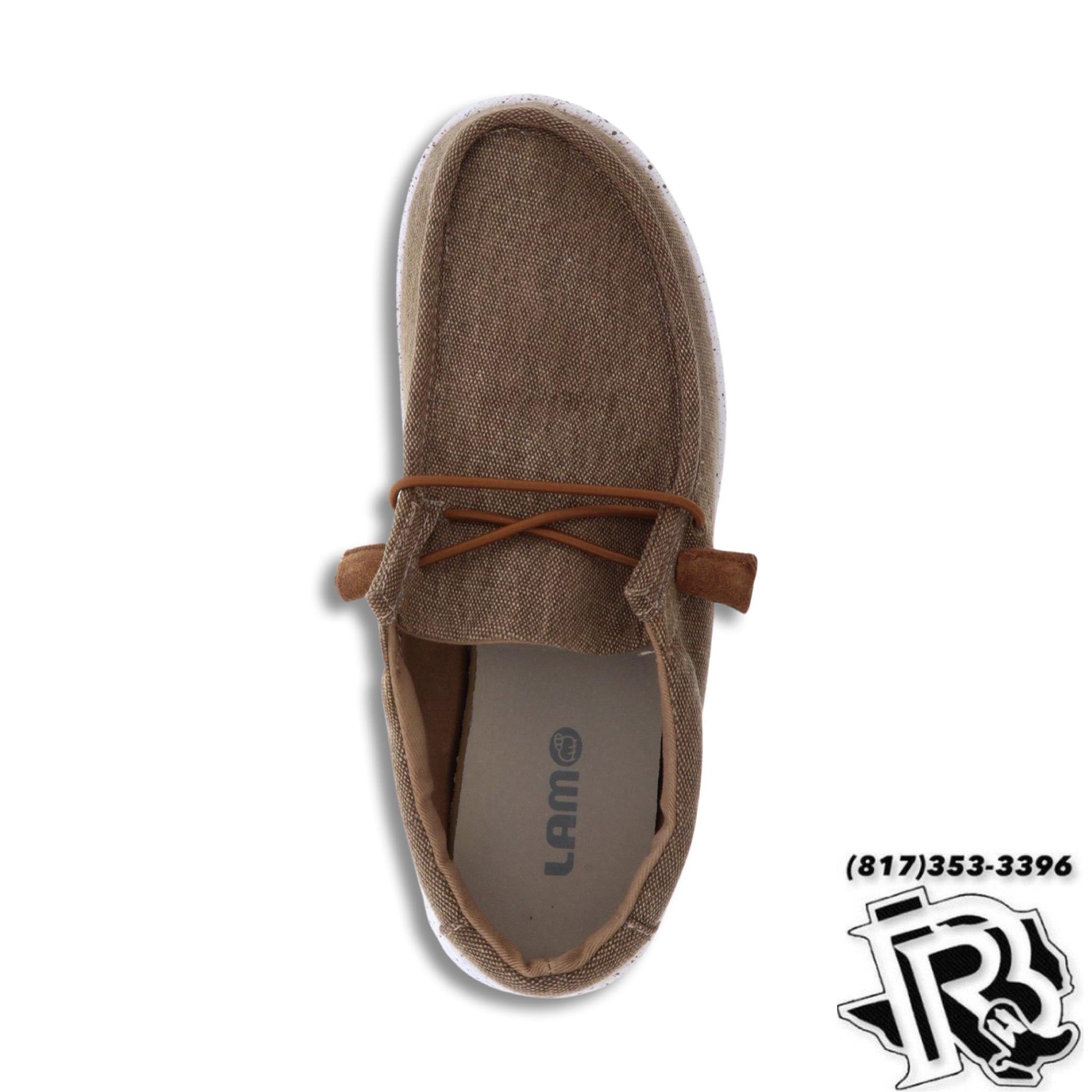 “ PAULIE  “ | KHAKI KIDS CASUAL CANVAS SHOE