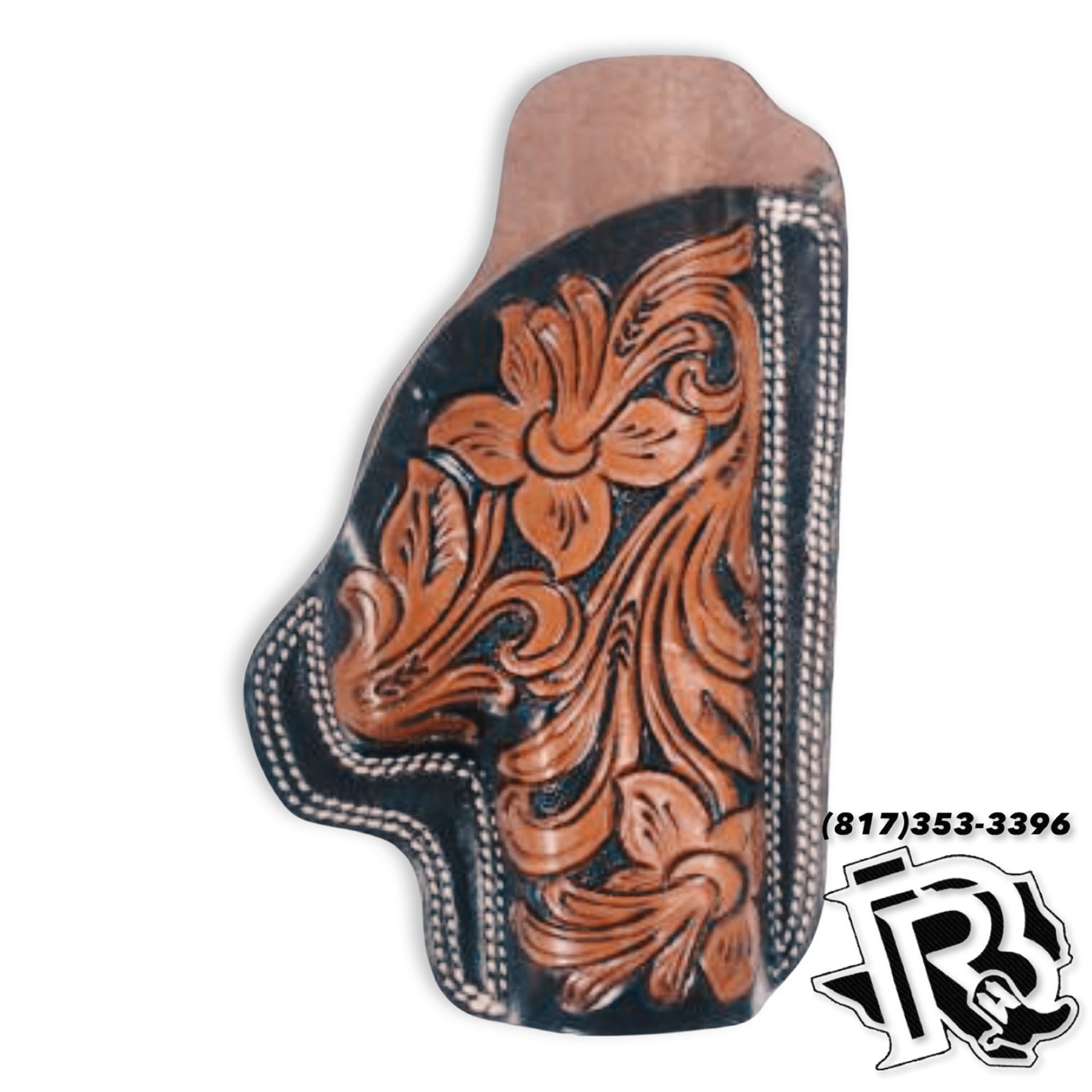 GUN HOLSTER | HANDCARVED & HANDPAINTED