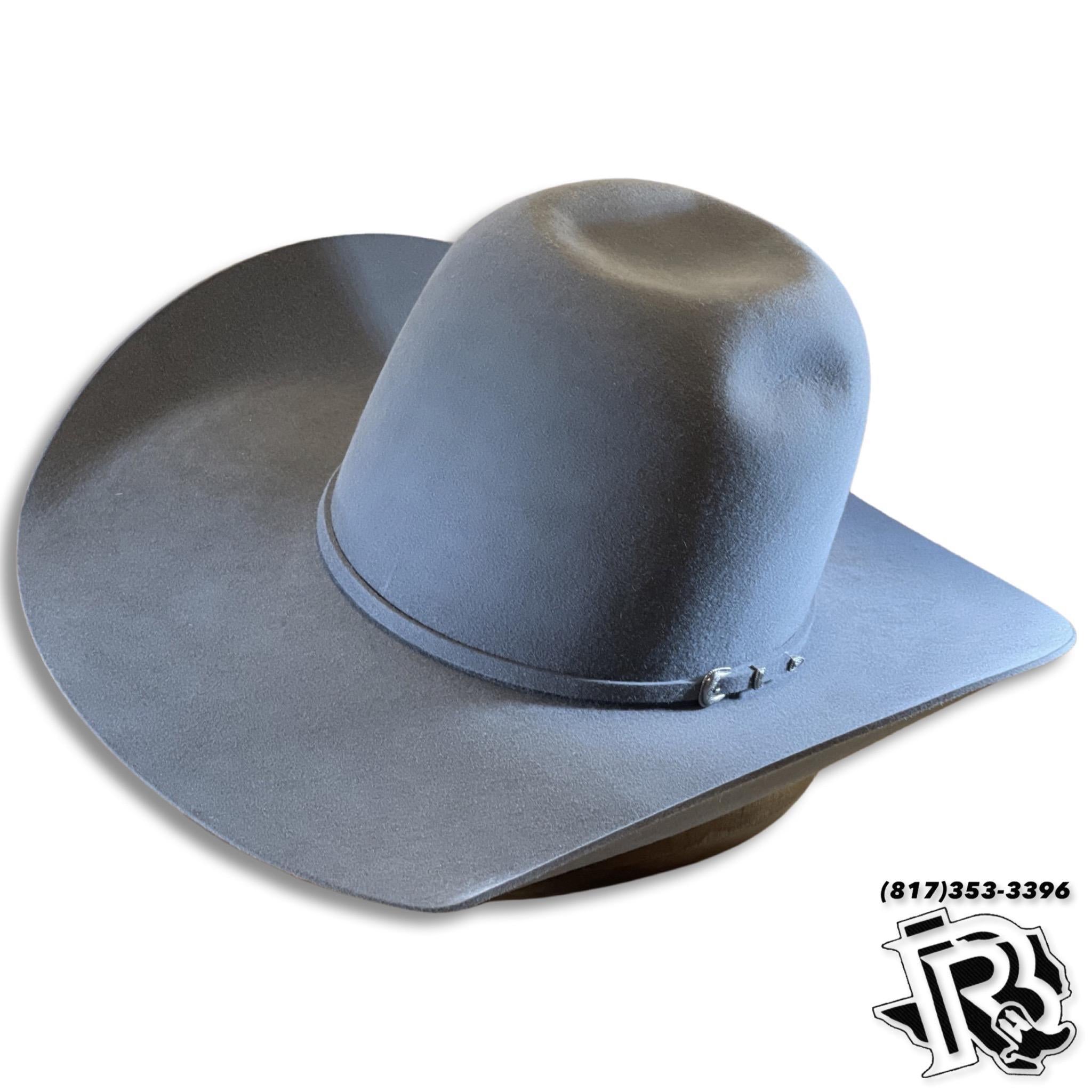 Rodeo King Felt 7X Ash 4 1/4 Brim and a 6” crown