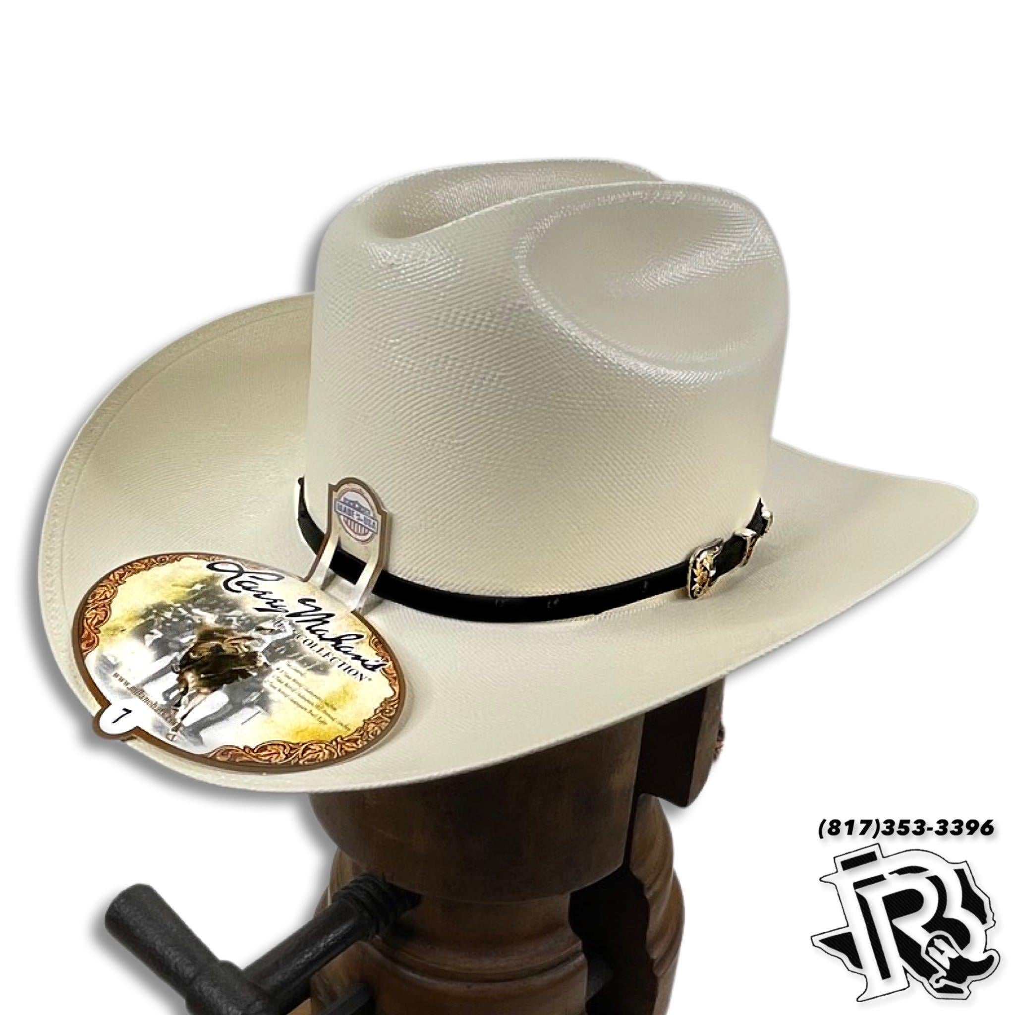 Larry Mahan 15X El Elegante | Ivory straw Hat 3.5 Inch brim