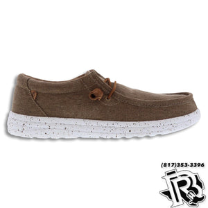 “ PAULIE  “ | KHAKI KIDS CASUAL CANVAS SHOE