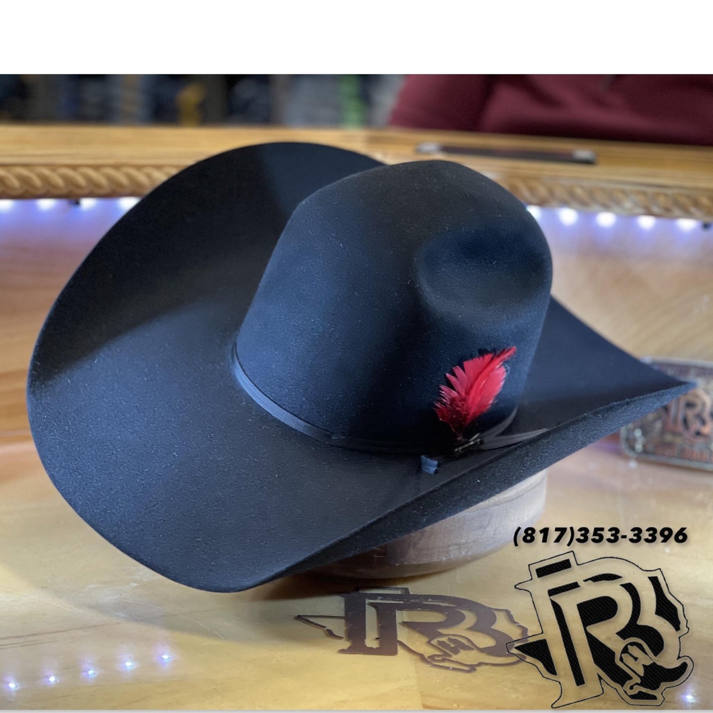 7X BLACK | RESISTOL  CHUTE 5 INCH BRIM